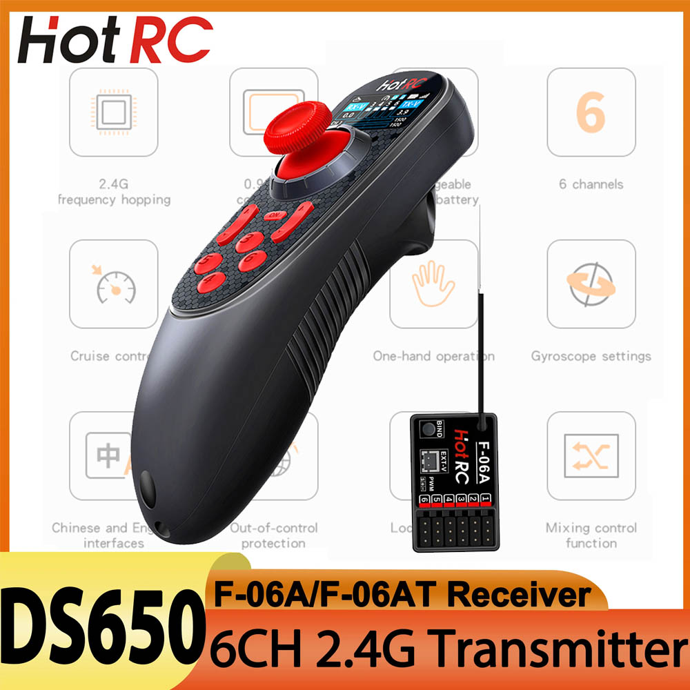 HOTRC DS650 DS-650 6CH Remote  - Joystick Rc Drone review and price