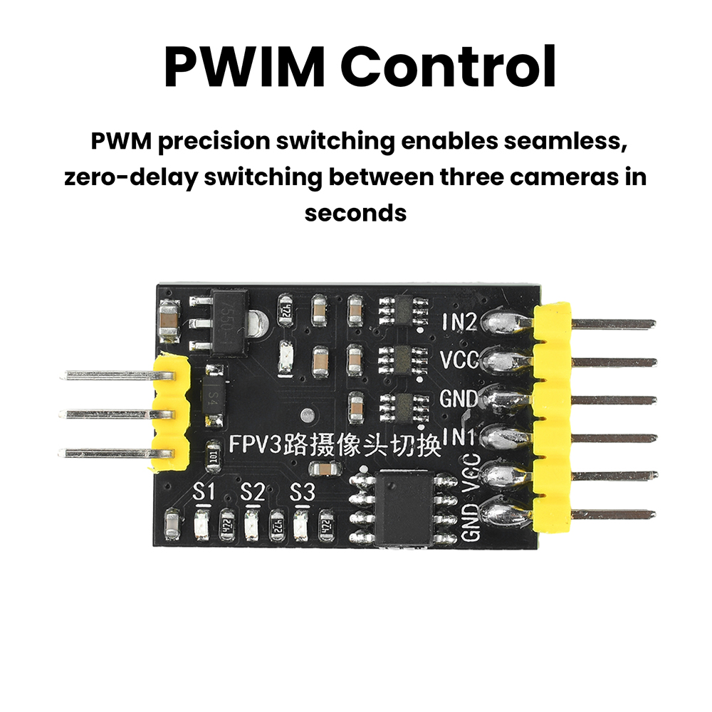 DC5-12V 3-Channel Video Switch - Drone Switch Rc review and price