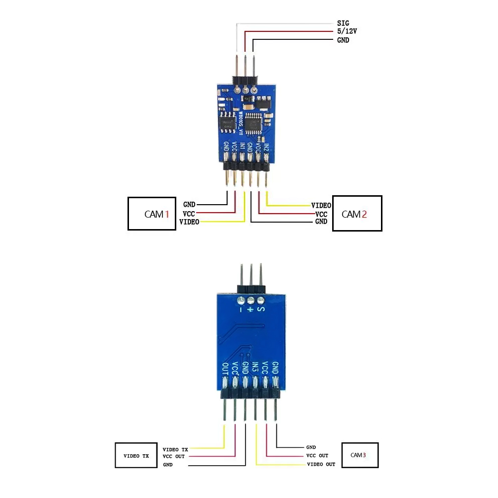 5.8G 3 Channel Video Switcher  - Drone Switch Rc review and price