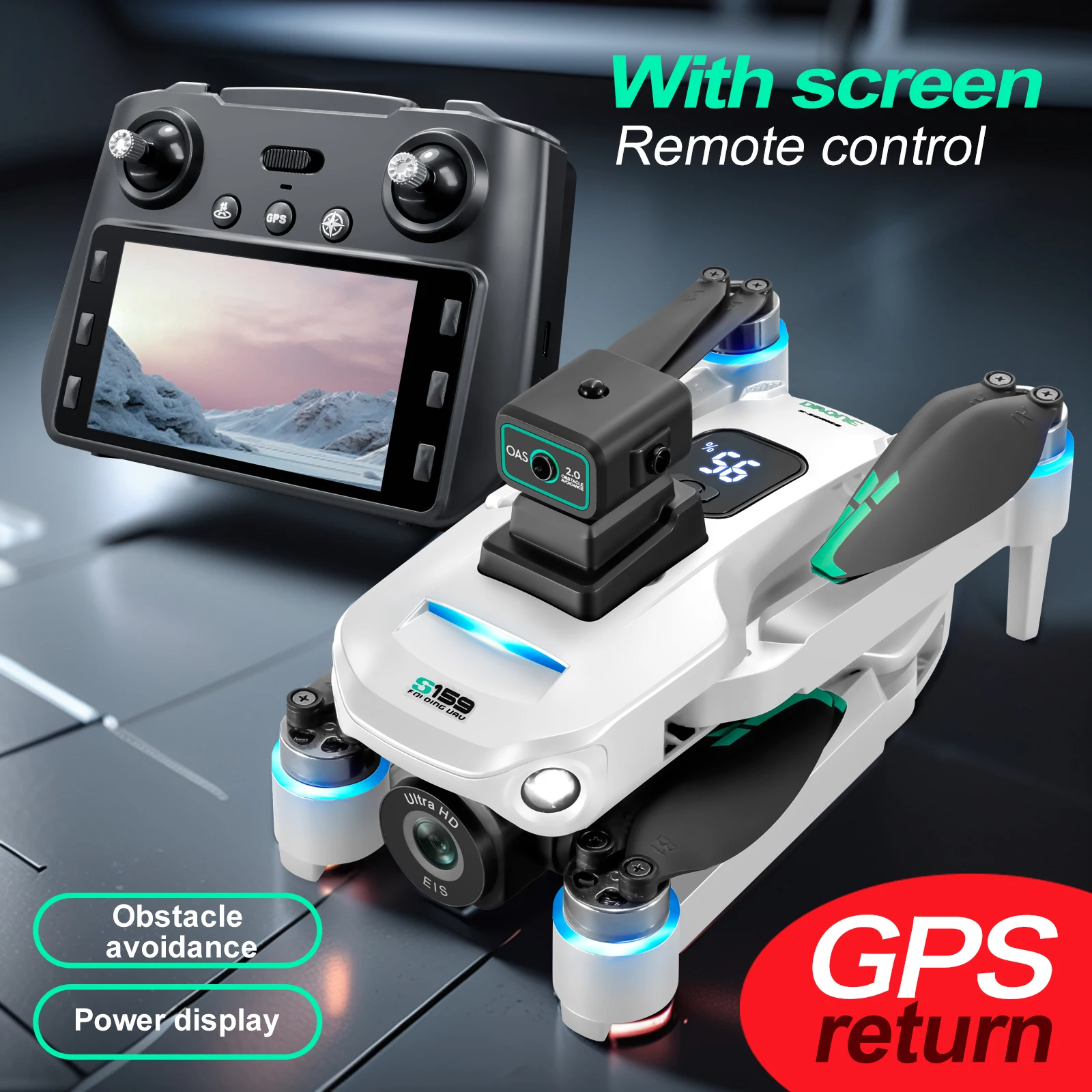 Professional S159 GPS Drone Wi - Drone Rc Gps S159 review and price