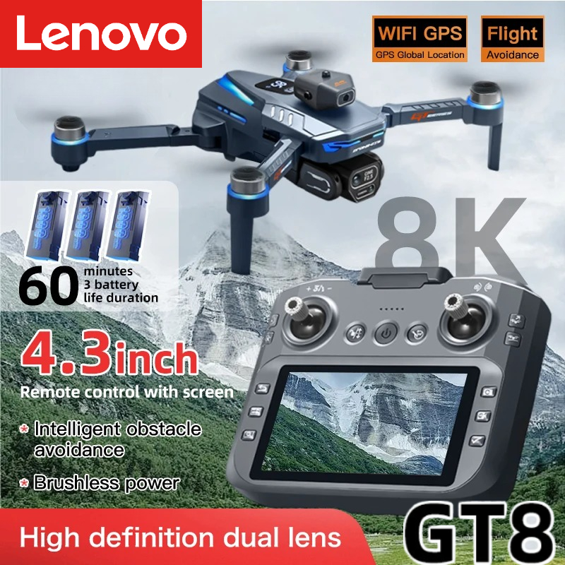Lenovo GT8 Drone 8K Profession - Drone Gt8 Rc review and price