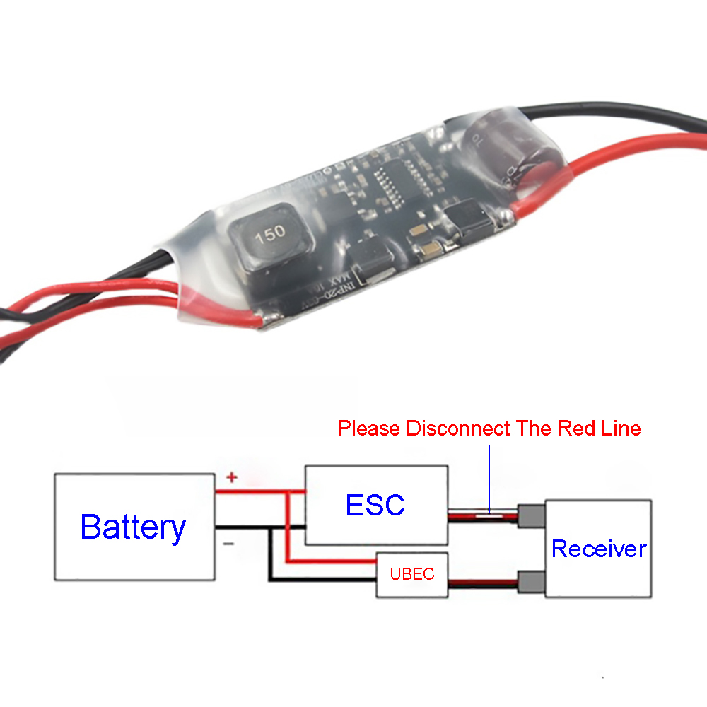 UBEC BEC 15A 6S-12S Voltage Re - Drone Switch Rc review and price
