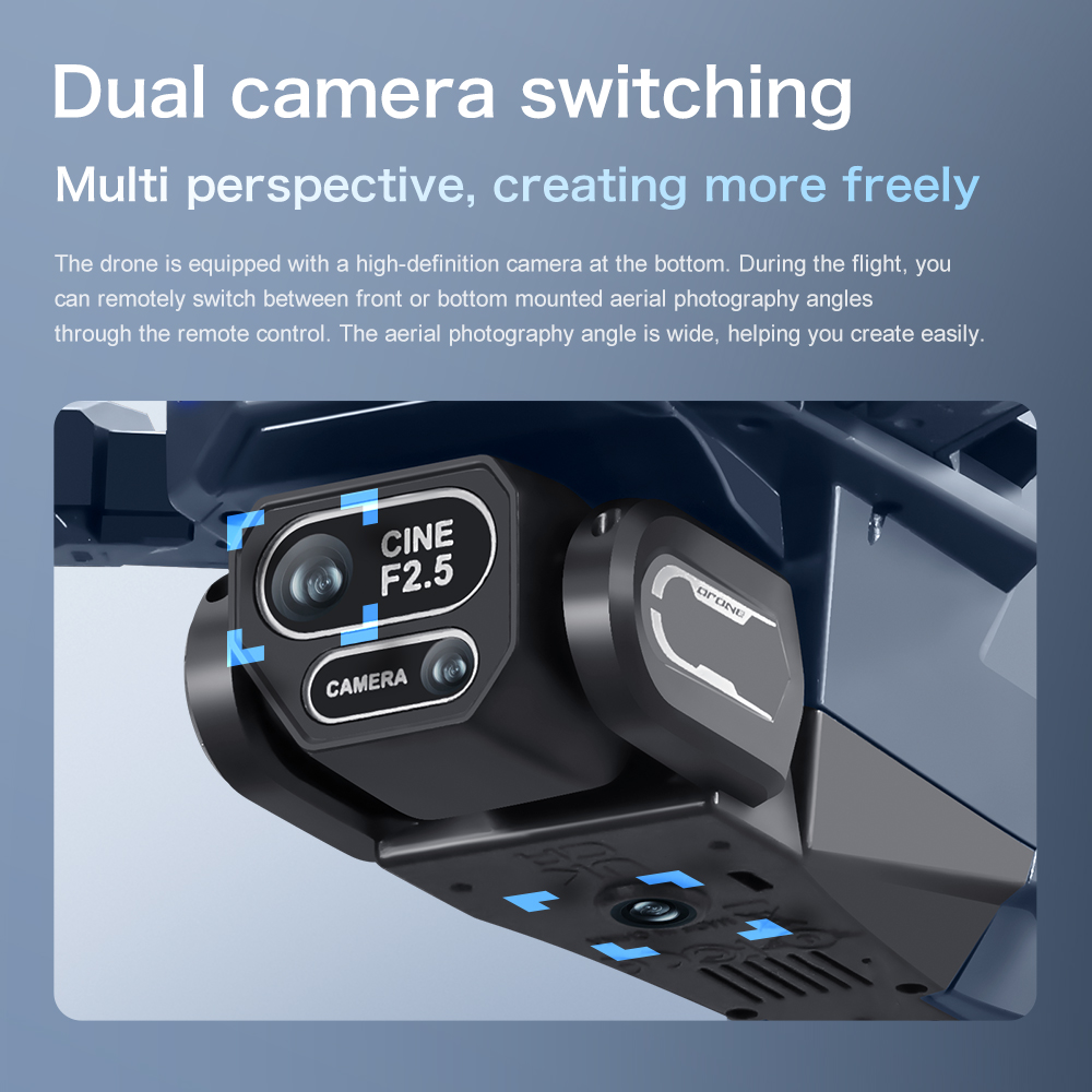 Lenovo GT8 drone 8K HD dual ca - Drone Gt8 Rc review and price