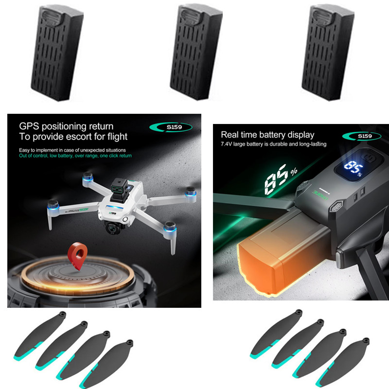 S159 GPS RC Drone Original Bat - Drone Rc Gps S159 review and price