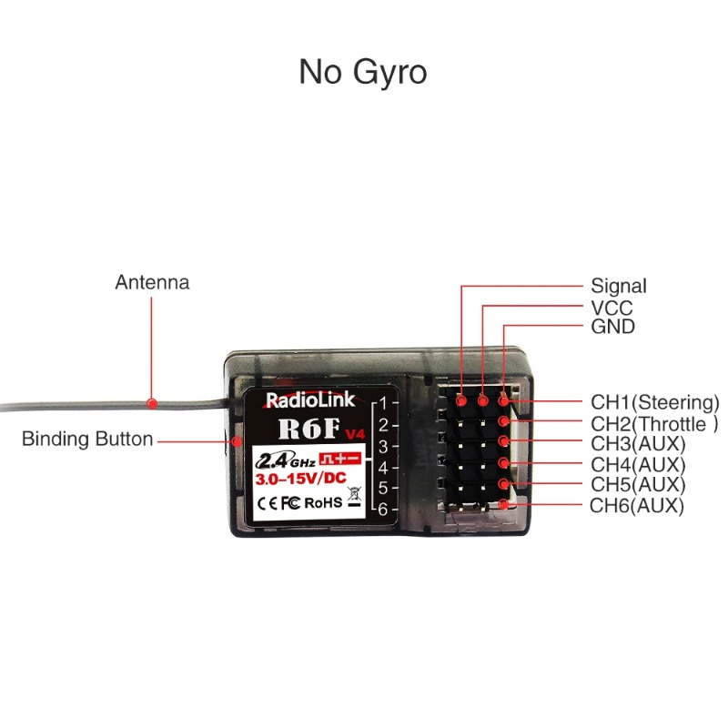 Radiolink R6F Receiver 6 Chann - Joystick Rc Drone review and price