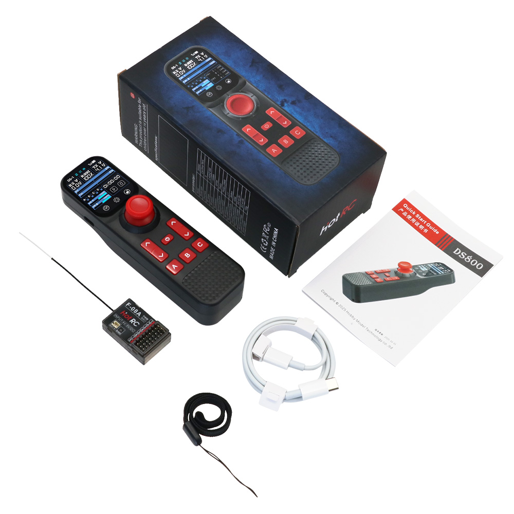 Hotrc DS-800 2.4Ghz 8CH FHSS R - Joystick Rc Drone review and price